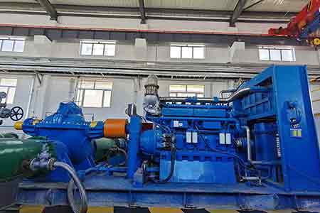 KPS系列单级双吸离心泵在鄂尔多斯电力冶金集团氯碱化工分公司使用现场